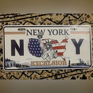 New York plate